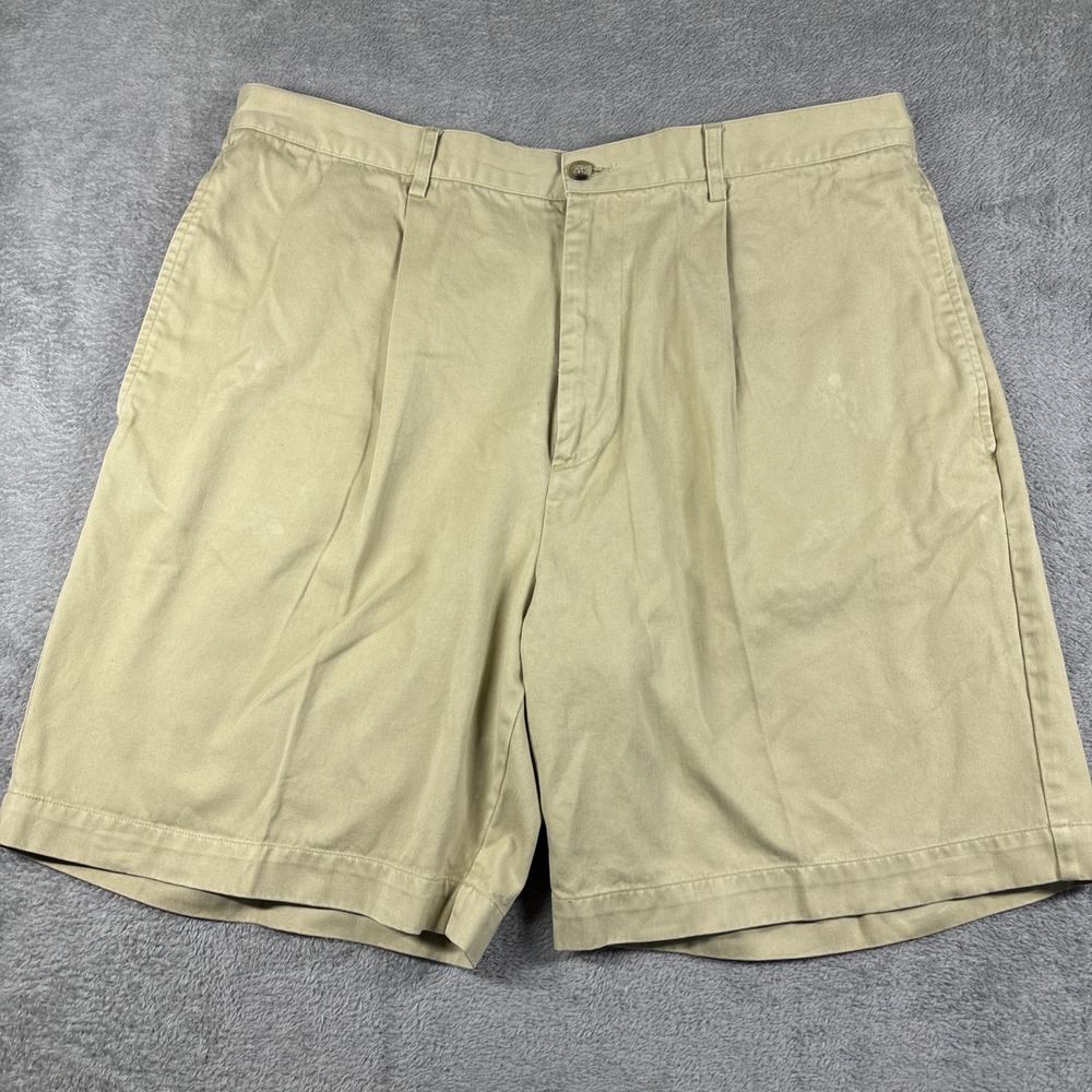 Callaway Men's Golf Shorts Khaki Tan Performance Flat Front Size 38